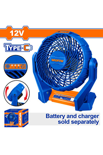 WADFOW 20V Battery Fan - WLF1507 (Battery and charger not included, sold separately.)
