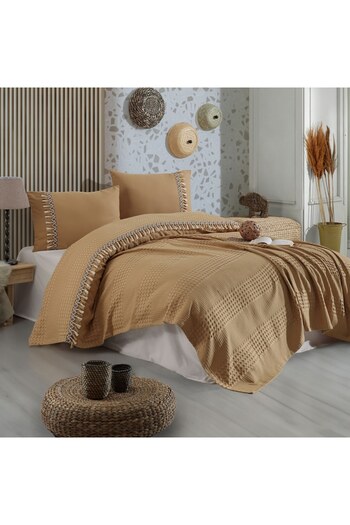 TextiLici Premium Bedding Set, 100% Cotton Ranforce, 4 Pieces