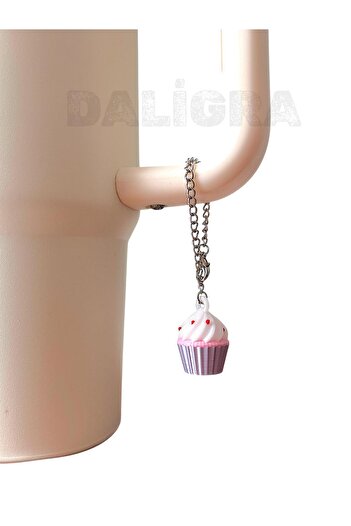 daligra Cupcake Thermos Ornament / Thermos - Water Bottle Charm