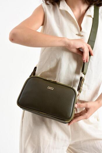 Çanta Trend 5-Compartment Lined Long Strap Multi-Useful Crossbody and Shoulder Bag 724