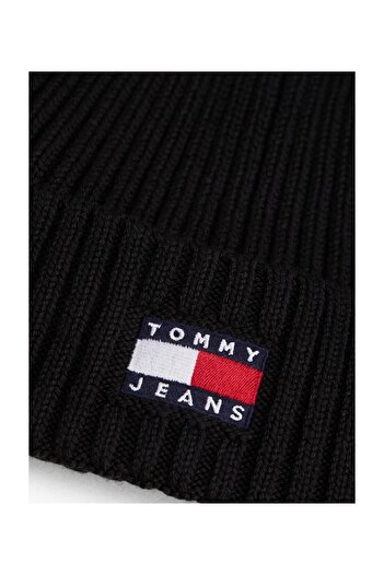 Tommy Hilfiger Pánská černá čepice Heritage Core