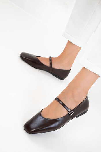 SOHO Brown Women's Ballerinas 20842