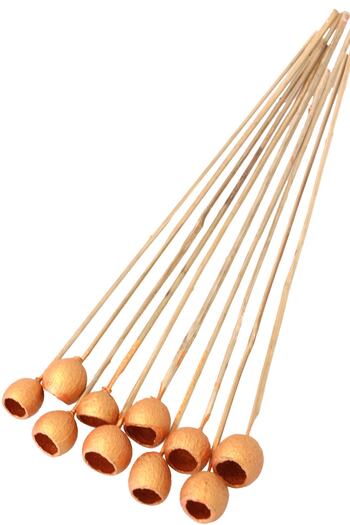 Yapay Çiçek Deposu Decorative Small Bell Cup 10L Tropic Pumpkin Copper