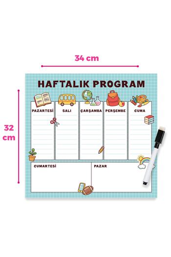 Miya Design Kids' Special Weekly Magnet Planner
