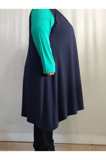 Mertcan Butik Navy Blue Casual Viscose Combed Cotton Vest