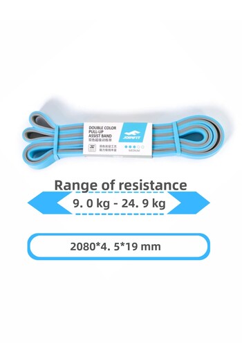 JOINFIT Resistance Band and Exercise Band Blue-Grey Light - 100% Natural Rubber