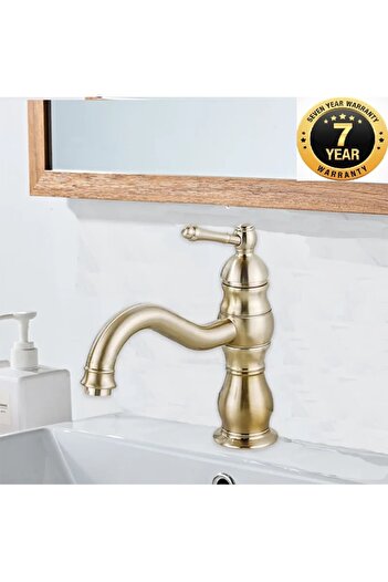 OEM Bathroom Sink Faucet Matte Gold Color New Model Imported with 7 Years Warranty