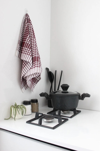 DENİZLİ ÇEYİZ 3 Pieces of Pötikareli Kitchen Drying Cloth Nutrition Cover (3 Pieces)