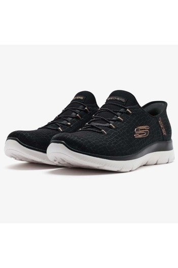SKECHERS Summits Classy Night 150128Tk Slip-Ins Unisex Sports Shoes Black-White