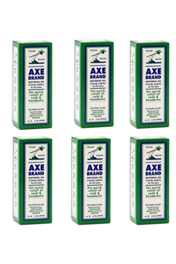 Axe Brand Universal Oil 3ml (Pack of 6) – Fast-Acting Relief for Headaches, Muscle & Joint Pain