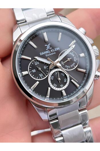 Daniel Klein Steel Cord Chronometer Dial Design 3 Atm Water Resistant Men Wristwatch 13524.2