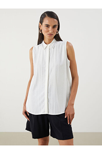 LC Waikiki Regular Fit Stoned Women's Shirt