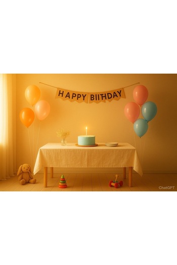 ÇIQRIK HOME Linen Tablecloth Birthday, Organizations, Easy Care - Stylish Design - Hassle-Free - Dowry