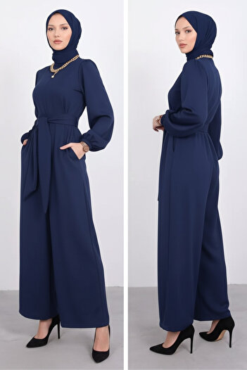 Lamia Giyim Wide Belt Wrapped Hijab