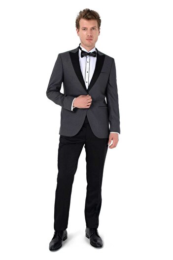 Morven Джинси Losman Smokin Gri Slim Fit