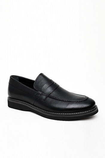 Morven Men's Black Seasonal Analine Eva Sole Shoes
