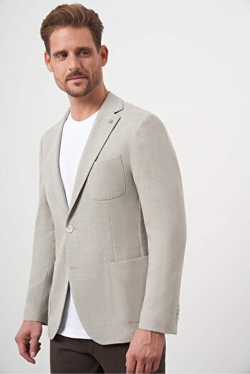 Morven Men's Green Woven Slim Fit Bag Pocket Mono Collar Sports Jacket