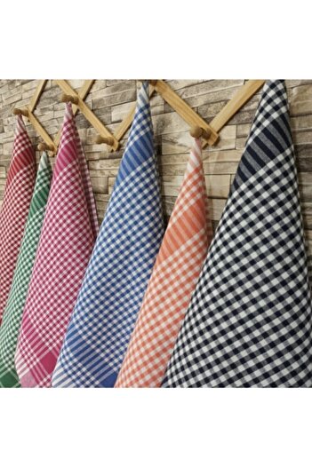 HOMELİFE EV TEKSTİL 10-Piece Checkered Tea Towel Kitchen Dish Drying Cloth Serving Napkin Lunch Cloth 45x65cm