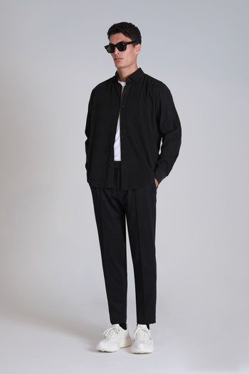 Lufian Чоловіча сорочка Slim Fit Basic - Антрацит