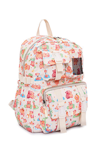 Crambler Korean Model Patterned Primary School Backpack, Girls & Boys Kawaii Style School Bag