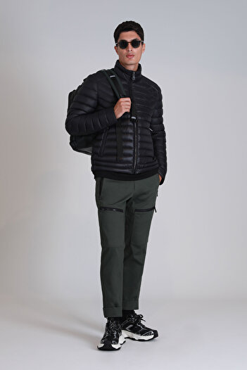 Lufian Green Slim Fit Anatol Sports Men's Chino Pants