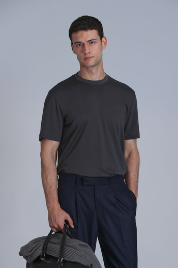 Lufian Men's Basic Khaki T-Shirt - Casa