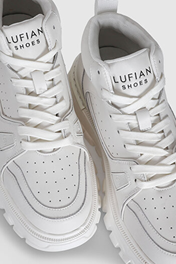 Lufian Seth Erkek Sneaker Ayakkabı Beyaz
