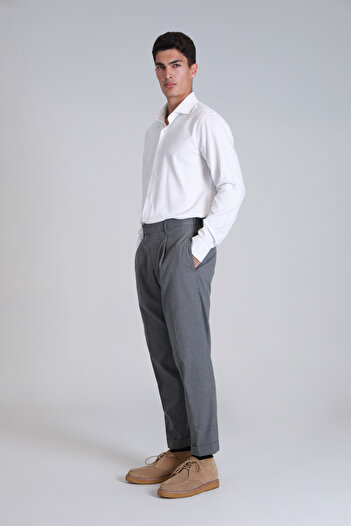 Lufian Wonder Men's - Relaxed Fit White Shirt