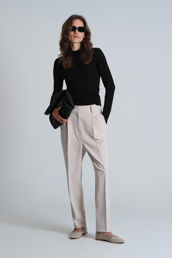 Lufian Beige Vadu Women's Trousers