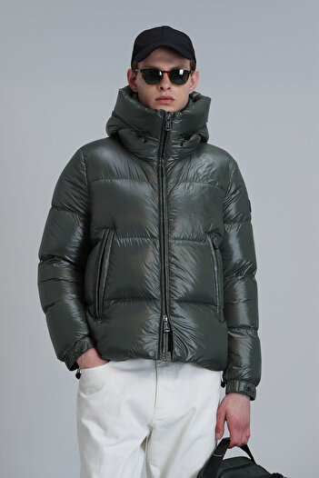 Lufian Douglas Goose Feather Men's Coat Khaki