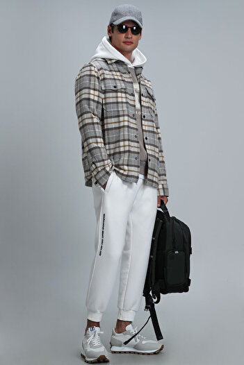 Lufian Свіжі чоловічі труси Gomlek Regular Fit Grey