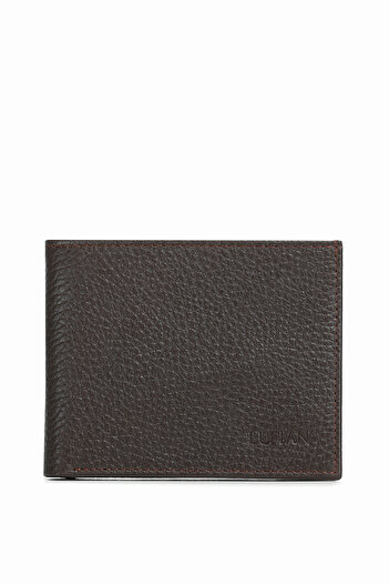 Lufian Men's Leather Card Holder Jimmy - Brown
