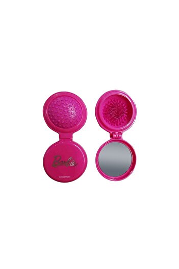 Miniso Barbie Lisanslı Katlanabilir Aynalı Saç Fırçası