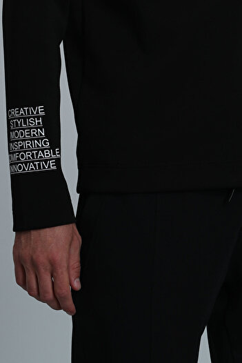 Lufian Earl Erkek Sweatshirt Siyah