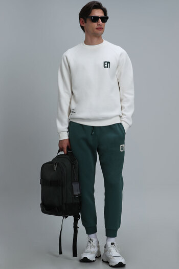 Lufian Ανδρικό φούτερ Owen Off White