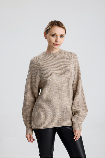 Figo Straight Cut Raglan Sleeve Sweater
