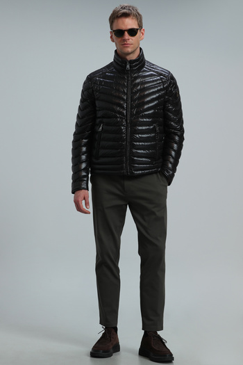 Lufian Luc Goose Feather Men's Coat Black