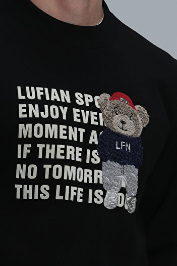 Lufian Bud Erkek Sweatshirt Siyah
