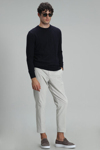 Lufian Tanya Men's Sweater Navy Blue