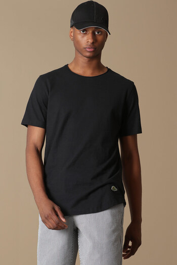 Lufian Junya Men's Basic T-Shirt Black