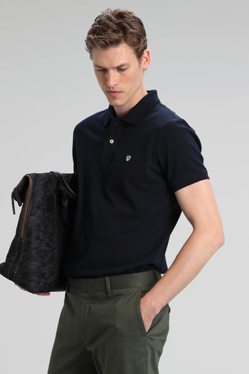 Lufian Чоловіча футболка Laon Sport Polo з коміром темно-синього кольору