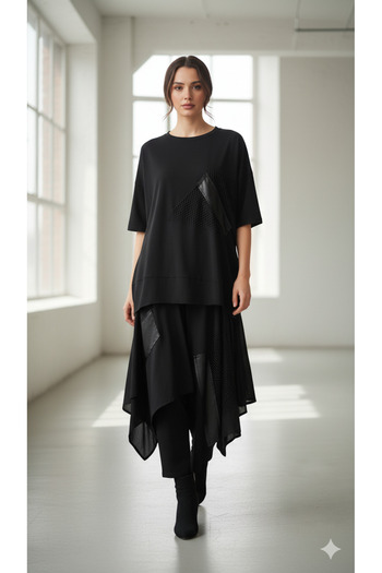 KİMKİ Double Set with Shalvar Pants (Standard Size)