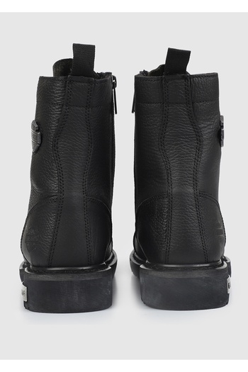 Harley Davidson Colmar Siyah Erkek Baskılı Deri Bot 025M100553