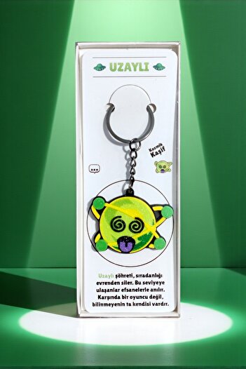 Saes Labs Brawl Stars Alien Keychain