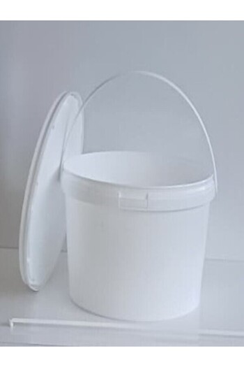 Turco Plastic Lid Yogurt, Pickle, Hobby Bucket 5 Lt. Storage Container