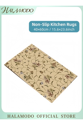 HALAMODO 3D Geometric Pattern Rugs Fashion Modern Area Rug Non-Slip Floor Carpet For Bedroom Kitchen 40X60cm
