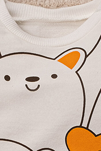 Mai Perla Smile Bear Nose 2 Li Unisex Bebek Alt Üst Takım