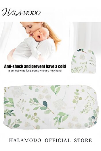 HALAMODO Printed Sleeping Wrap With Cap