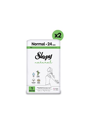 Sleepy Natural Ultra Hassas Hijyenik Ped Normal 48 Adet Ped