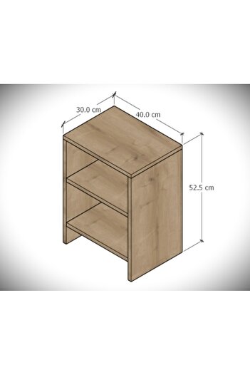 Golden Bark Bedside tables to suit various room decors, brown